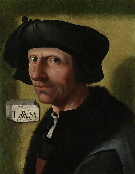Portrait of Jacob Cornelisz van Oostsanen, c. 1533 (oil on panel)