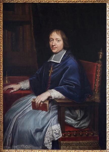 Portrait of Jacques Benigne (Jacques-Benigne) Bossuet (1627-1704)