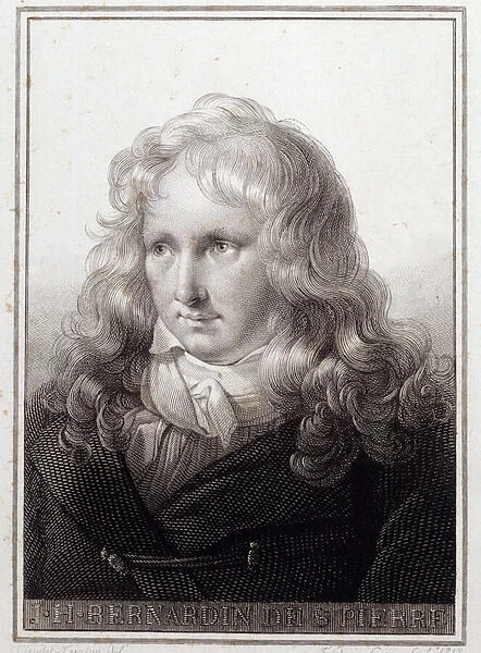 Portrait of Jacques Henri Bernardin de Saint Pierre (Saint-Pierre) (1737-1814)