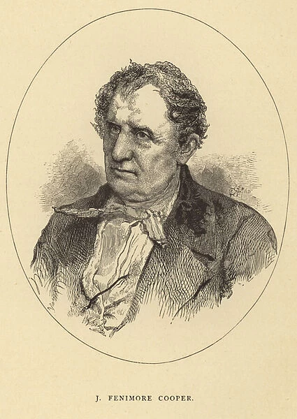 Portrait of James Fenimore Cooper (engraving)