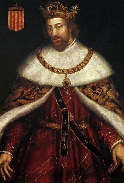 Portrait of James I called the Conqueror, King of Spain, 16th century (painting)