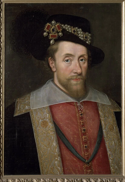 Portrait of James I, King of England and Ireland (James VI, King of Scotland), c