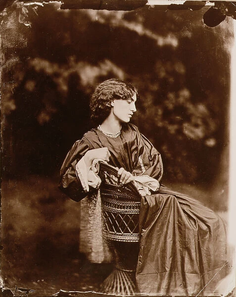 Portrait of Jane Morris (1839-1914) 1865 (albumen print) (see also 265091)