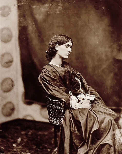 Portrait of Jane Morris (1839-1914) 1865 (albumen print)