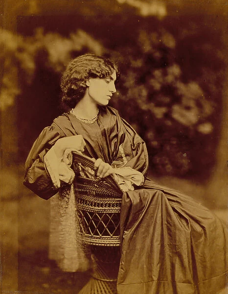 Portrait of Jane Morris (1839-1914) 1865 (albumen print) (see also 265085)