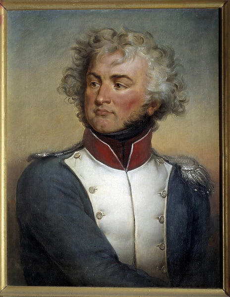 Portrait of Jean Baptiste Kleber (1753-1800) Lieutenant Colonel at the 4th Battalion of