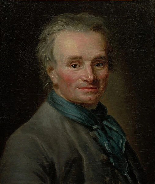 Portrait of Jean-Baptiste Lemoyne the Younger, 1772 (oil on canvas)