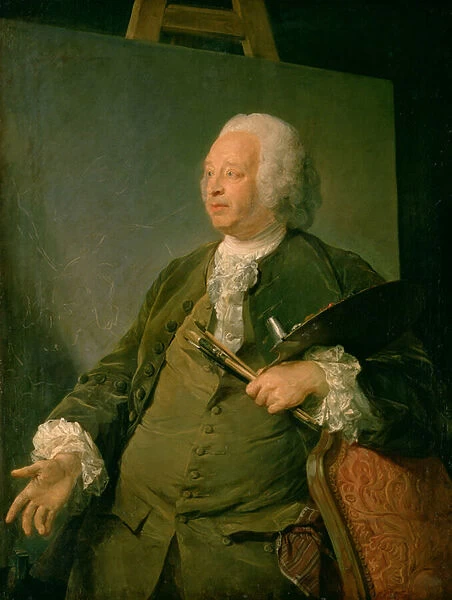 Portrait of Jean-Baptiste Oudry, c. 1753 (oil on canvas)