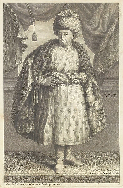 Portrait of Jean-Baptiste Tavernier (1605-1689), 1679 (engraving)
