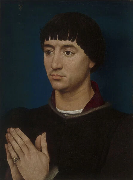 Portrait of Jean Gros, 1460-64 (oil on panel)