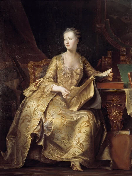 Portrait of Jeanne Antoinette Poisson, Madame de Pompadour