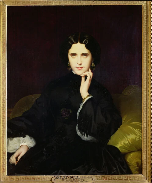 Portrait of Jeanne de Tourbay (1837-1908) 1862 (oil on canvas)
