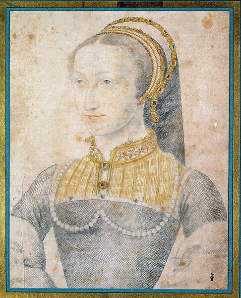 Portrait of Joan of Albret, Queen of Navarre (1528 - 1572), Mother of Henry IV