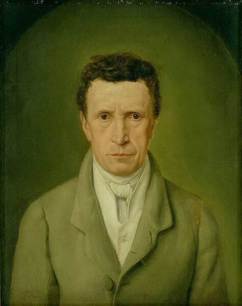 Portrait of Johann Friedrich Nikolaus Oldach (1773-1849) 1824 (oil on canvas) (see