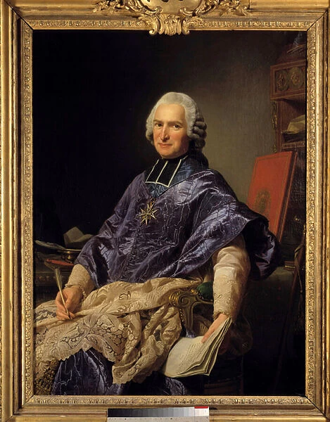 Portrait of Joseph Marie Terray (1715-1778) Abbe of Molesmes