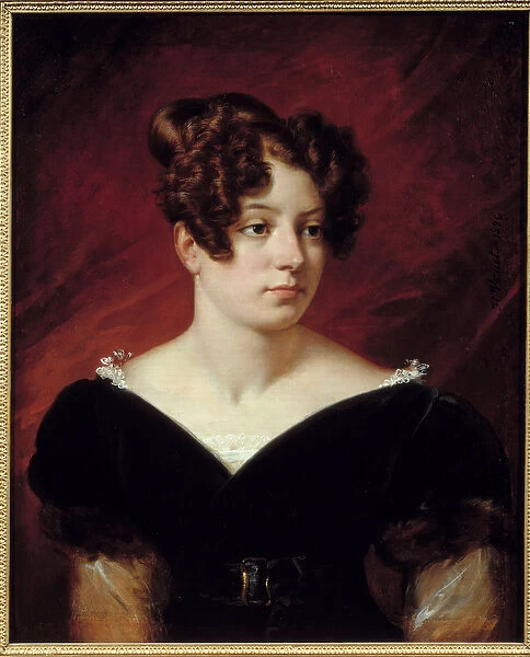 Portrait of Josephine de Lavalette, Baroness de Forget. Daughter of Emilie de Beauharnais