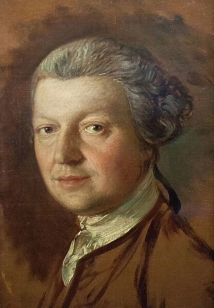 Portrait of Joshua Kirby (1716-1774), c. 1754-56 (oil on canvas)