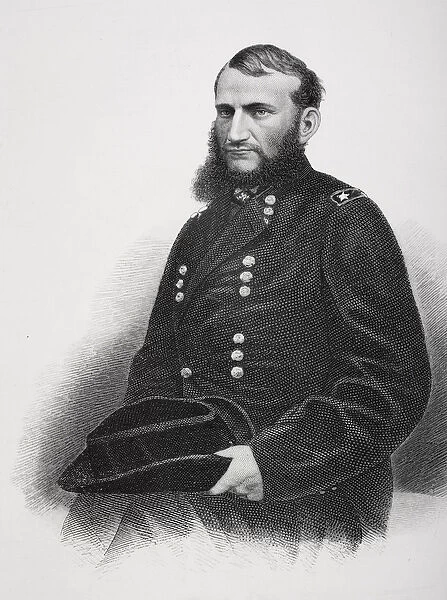 Portrait of Judson Kilpatrick (1836-81) (litho)