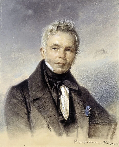 Portrait of Karl Friedrich Schinkel (1781-1841), peintre et architecte prussien - par