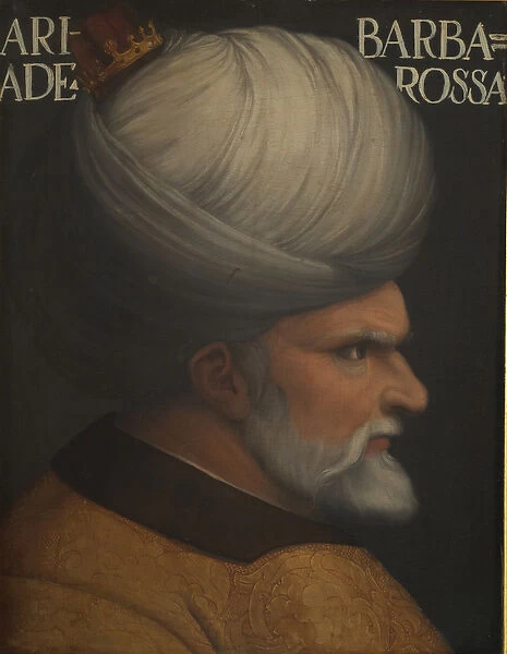 Portrait of Khair ad-Din Barbarossa (oil on panel)