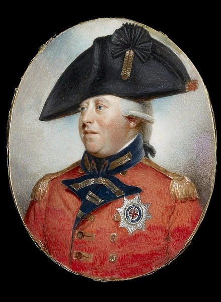 Portrait of King George III (w  /  c on ivory)