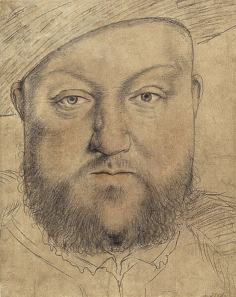 Portrait of King Henry VIII (Henri VIII) of England par Holbein, Hans