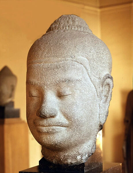 Portrait of the King of the Khmer Empire Jayavarman VII