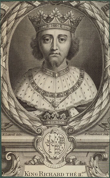 Portrait of King Richard II of England (engraving)