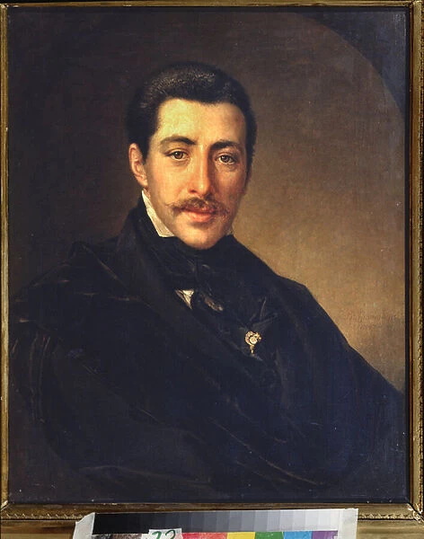 Portrait de l ecrivain Alexandre Soukhovo-Kobyline (Soukhovo Kobyline, Suchovo Kobylin, Suchovo-Kobylin, Sukhovo Kobylin, Sukhovo-Kobylin, Suhovo-Kobylin)