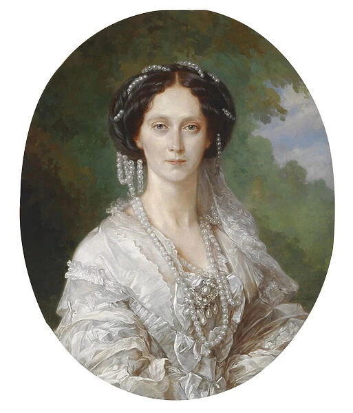Portrait de l imperatrice de Russie Maria Alexandrovna (1824-1880)