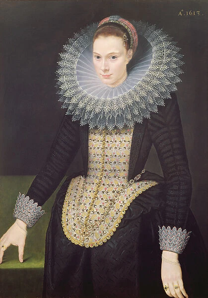 Portrait of a Lady, 1613 (oil on panel)