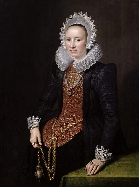 Portrait of a Lady aged 29, 1615 (oil on panel)