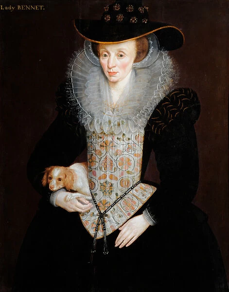 Portrait of Lady Bennet, c. 1590 (oil on panel)