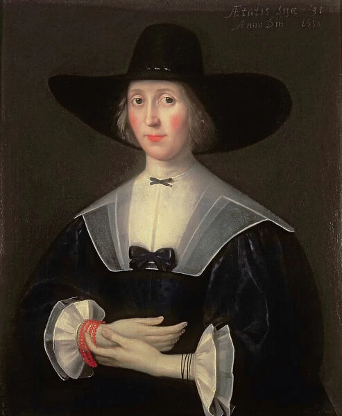 Portrait of a Lady in Black, 1638 (oil on canvas)