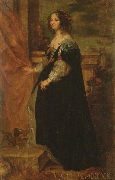 Portrait of a Lady, c. 1650 (oil on board)