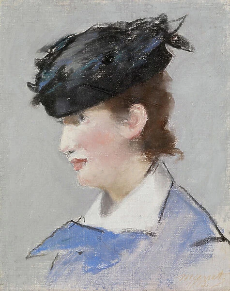 Portrait of a Lady, c. 1882-83 (pastel on primed linen canvas)