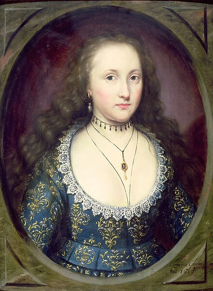 Portrait of A Lady Called Mary, Countess of Pembroke, 1619 (oil on panel)