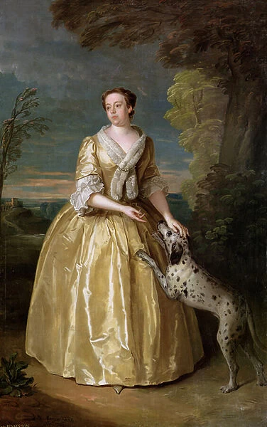 Portrait of Lady Jenkinson, 1742 (oil on canvas)