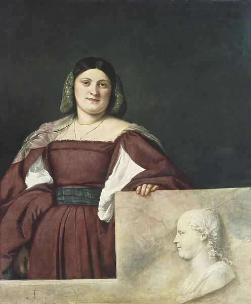 Portrait of a Lady (La Schiavona), c. 1510-12 (oil on canvas)