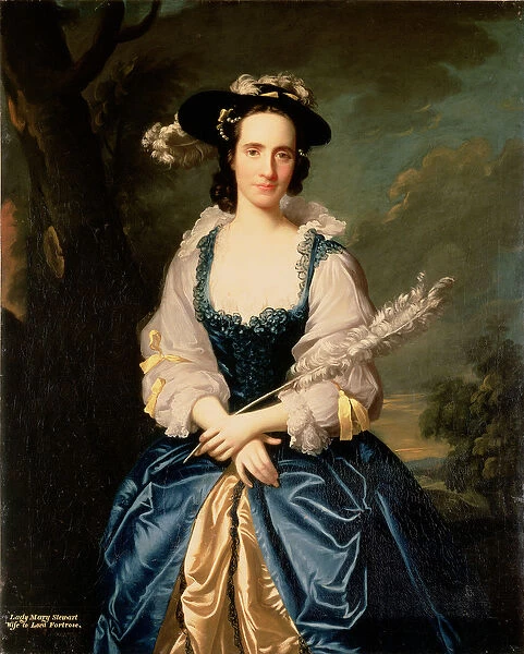 Portrait of Lady Mary Stewart, wife of Kenneth Mackenzie, Lord Fortrose