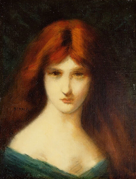 Portrait of a Lady (oil on board)