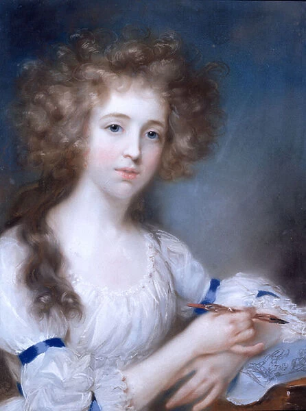 Portrait of a Lady (pastel)