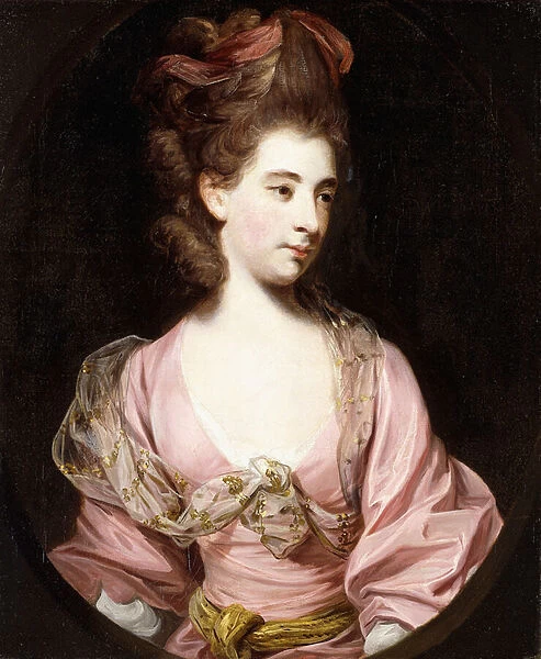Portrait of a Lady, said to be Mrs, (oil on canvas)