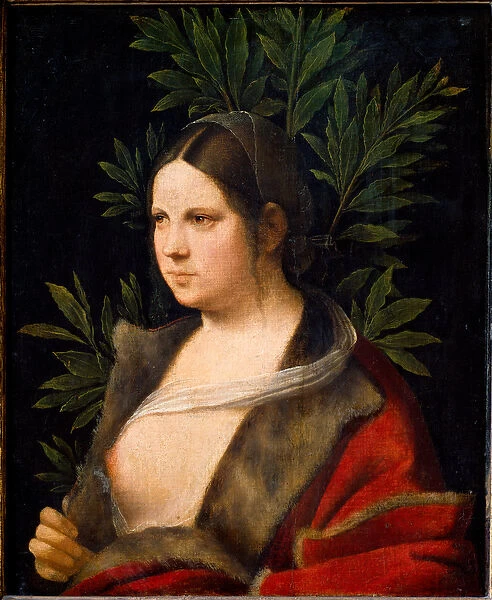 Portrait of Laura de Noves, beloved woman of Petrarch, 15th-16th century (painting)