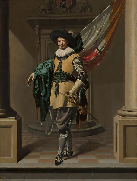 Portrait of Loef Vredericx as an Ensign, 1626 (oil on panel)