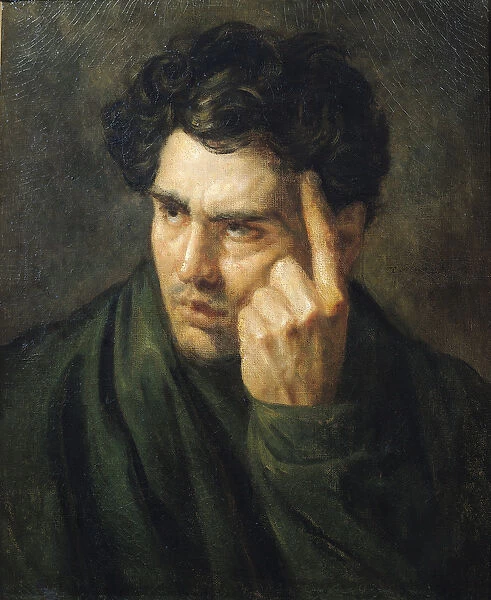 Portrait of Lord Byron (1788-1824) (oil on canvas)