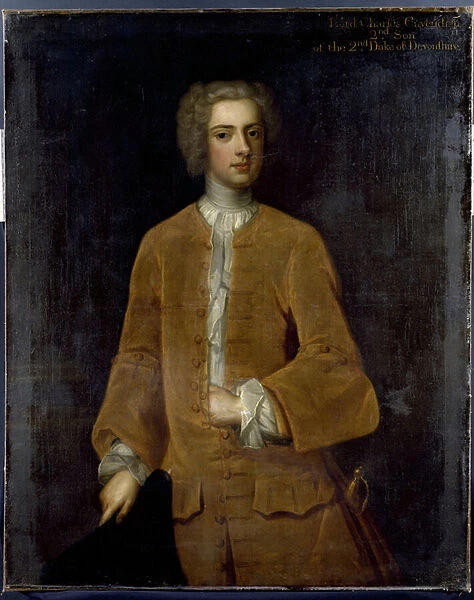 Portrait of Lord Charles Cavendish, 1720s (oil on canvas)