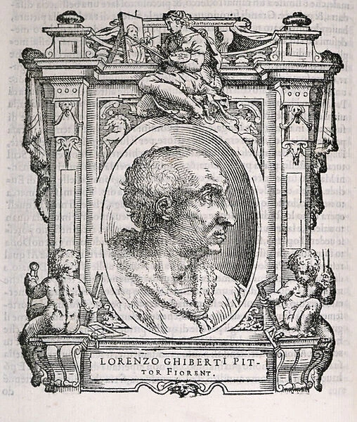 Portrait of Lorenzo Ghiberti (1378-1455) from Vasaris Lives of the Artists