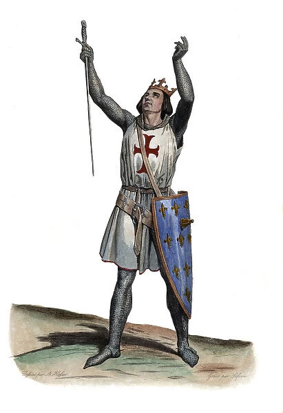 Portrait of Louis IX of France (Saint Louis) (1214-1270), King of France