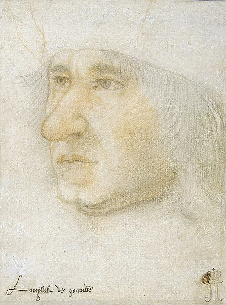 Portrait of Louis Malet de Graville (1438-1516), Admiral of France par Bourdichon